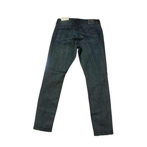 NEW WITH TAGS MEN Liverpool Los Angeles Bond Skinny Jeans in Bullet Dark wash si - Picture 4 of 6